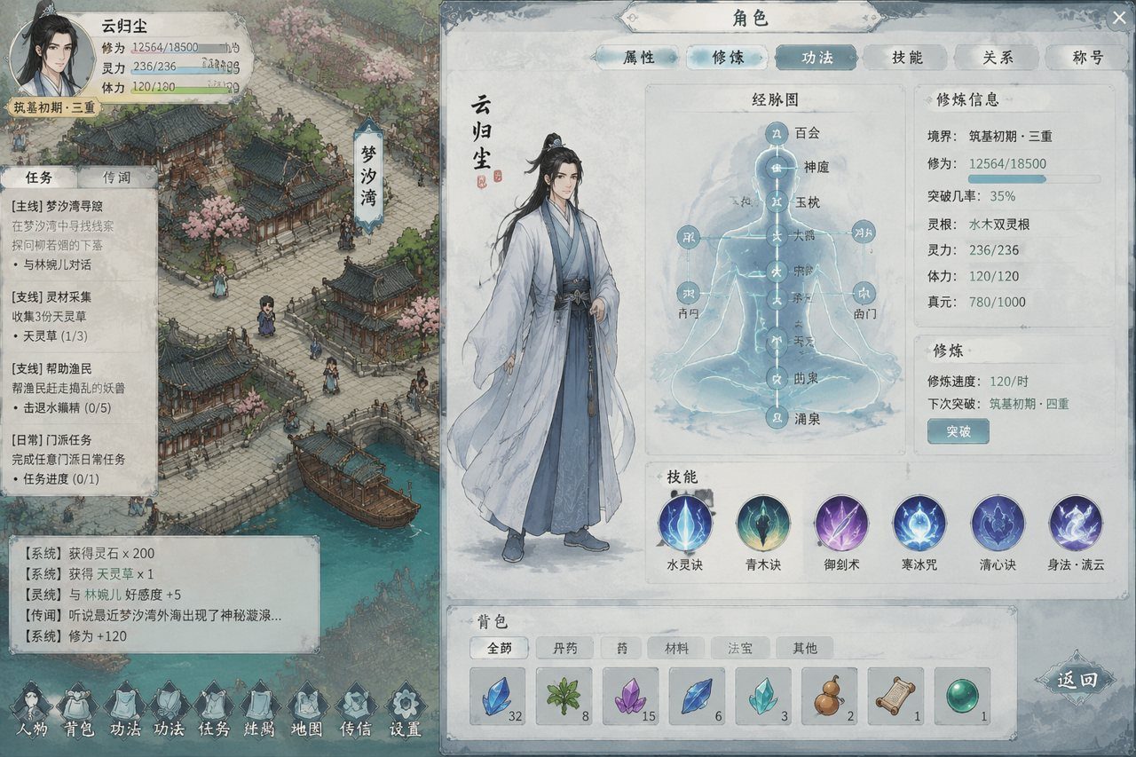谪仙索欢录 玩法展示 画面 3