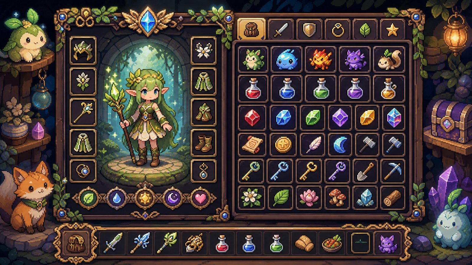 精灵谷物语SpiritValley版 角色路线 专题图 6