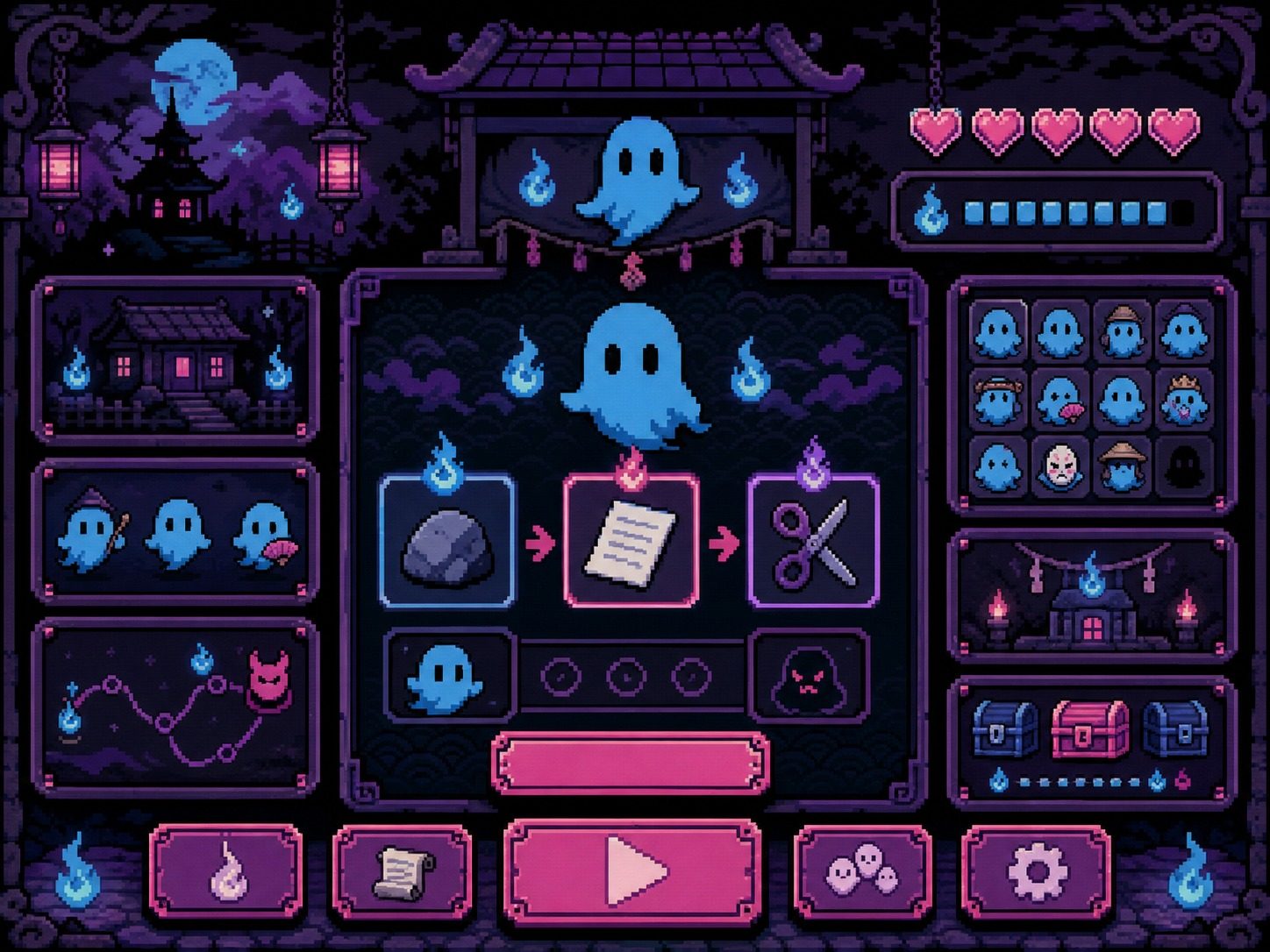 色情猜拳GHOST篇 像素风 演示图 7