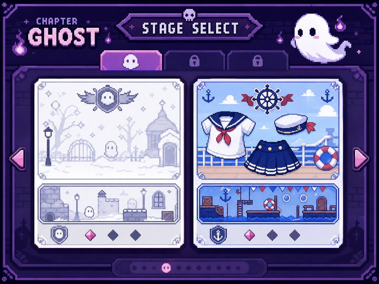 色情猜拳GHOST篇 角色养成 玩法截图 2
